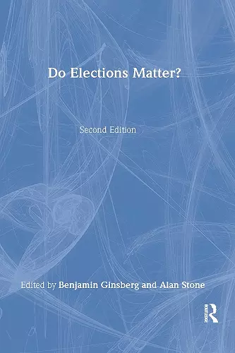 Do Elections Matter? cover