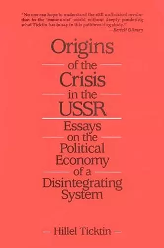 Origins of the Crisis in the U.S.S.R. cover