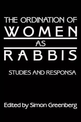 The Ordination of Women as Rabbis cover