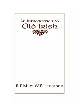 An Introduction to Old Irish cover