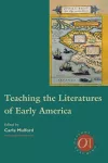 Teaching the Literatures of Early America cover