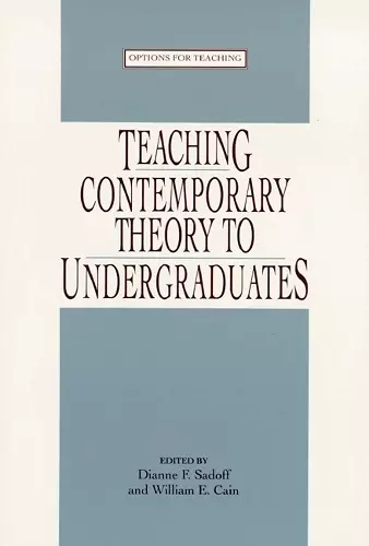 Teaching Contemporary Theory to Undergraduates cover