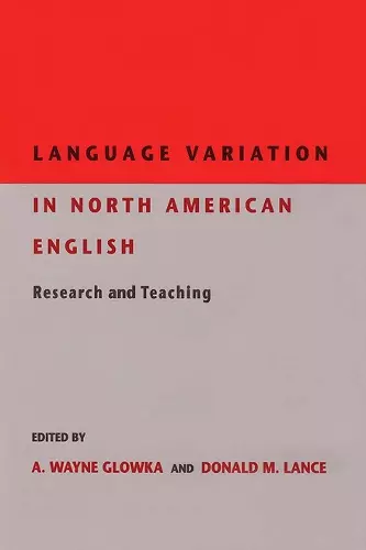 Language Variation in North American English cover