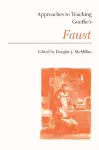 Approaches to Teaching Goethe's Faust cover