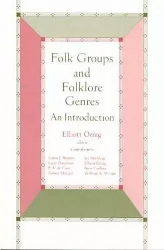 Folk Groups And Folklore Genres cover