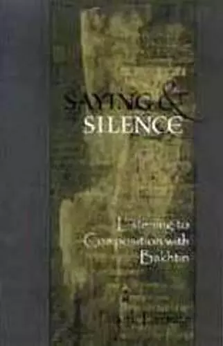 Saying And Silence cover