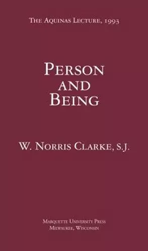 Person and Being cover
