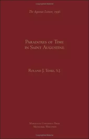 Paradoxes of Time in Saint Augustine cover