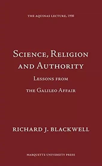 Science, Religion, and Authority cover