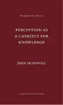 Perception as a Capacity for Knowledge cover