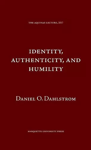 Identity Authenticity and Humility cover