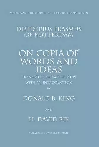On Copia of Words and Ideas cover