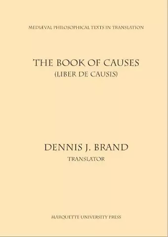 The Book of Causes cover