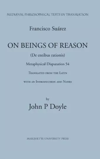 On Beings of Reason cover