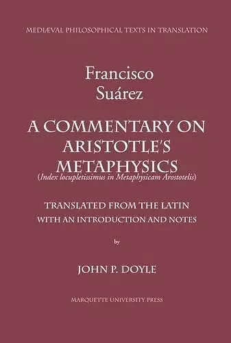 A Commentary on Aristotle's Metaphysics cover