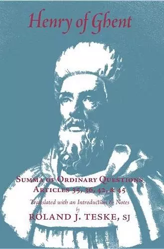 Henry of Ghents Summa of Ordinary Questions cover