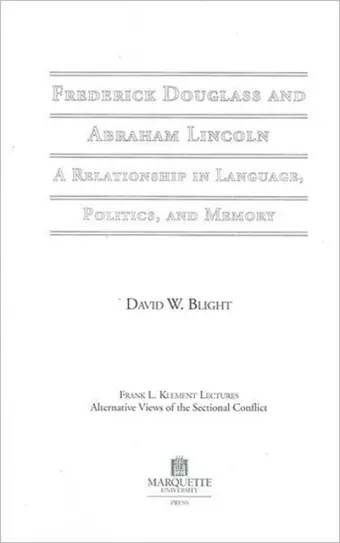 Frederick Douglass and Abraham Lincoln cover