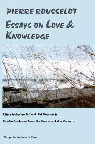 Essays on Love and Knowledge cover