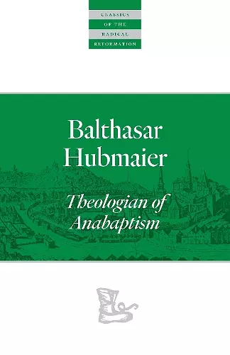 Balthasar Hubmaier cover