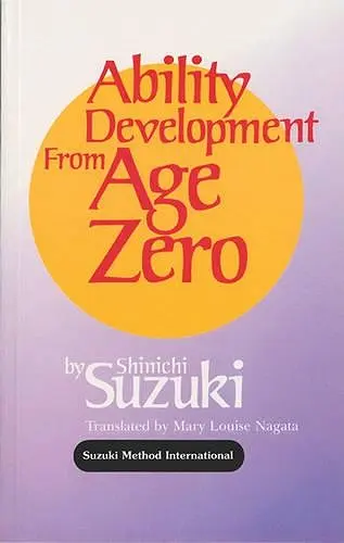 Ability Development from Age Zero cover