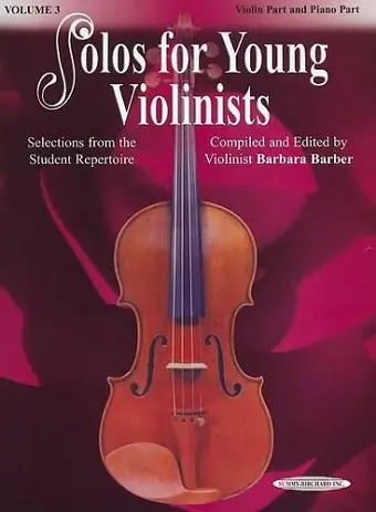 Solos for Young Violinists , Vol. 3 cover