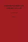 Commentaries on American Law, Volume I cover