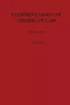Commentaries on American Law, Volume III cover