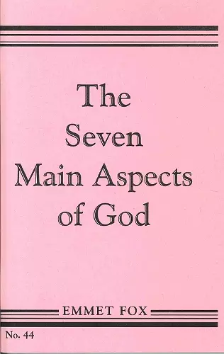 THE SEVEN MAIN ASPECTS OF GOD cover