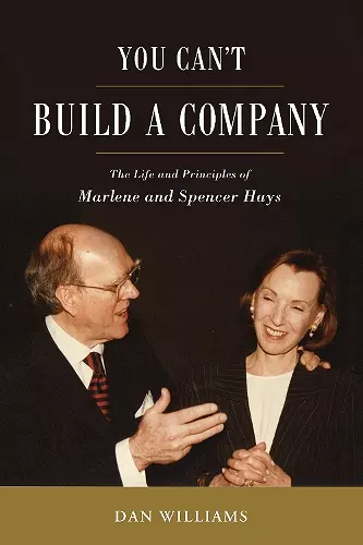 You Can't Build a Company cover