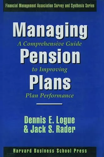 Managing Pension Plans: cover