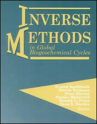 Inverse Methods in Global Biogeochemical Cycles cover