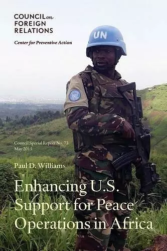 Enhancing U.S. Support for Peace Operations in Africa cover