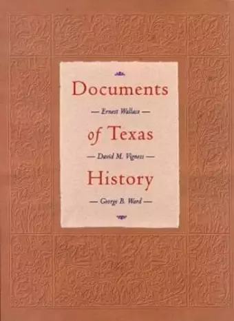 Documents of Texas History cover