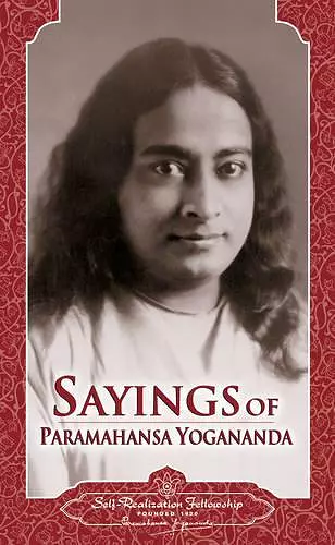 Sayings of Yoga Paramahansa cover