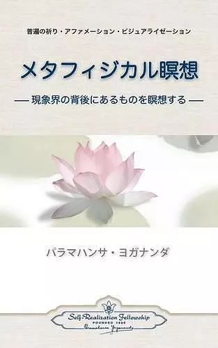 Metaphysical Meditations (Japanese) cover