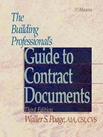 The Building Professional's Guide to Contracting Documents cover