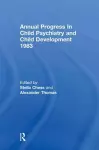 1983 Annual Progress In Child Psychiatry cover