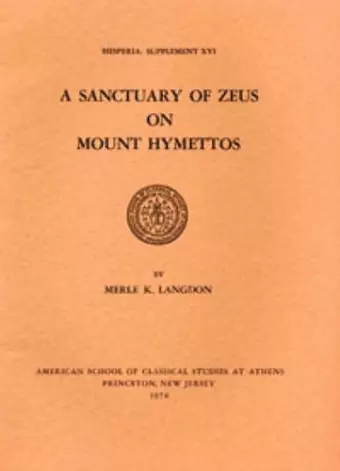 A Sanctuary of Zeus on Mount Hymettos cover