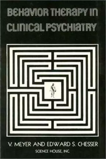 Behavior Therapy in Clinical Psychiatry cover