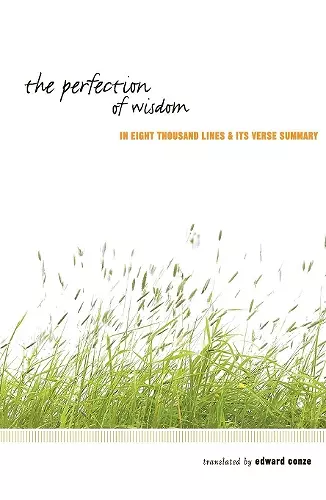 The Perfection of Wisdom cover