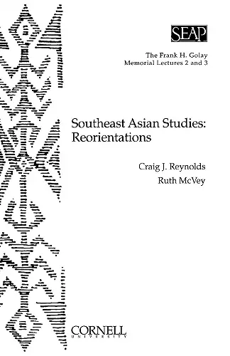 Southeast Asian Studies cover