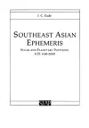 Southeast Asian Ephemeris cover