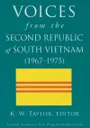 Voices from the Second Republic of South Vietnam (1967–1975) cover