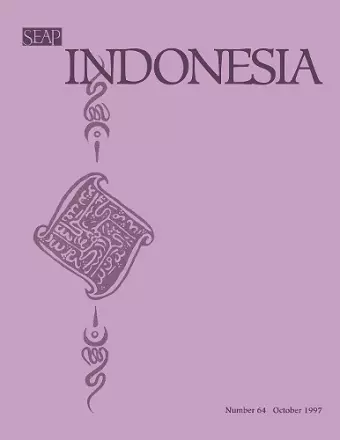 Indonesia Journal cover