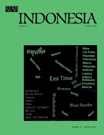 Indonesia Journal cover