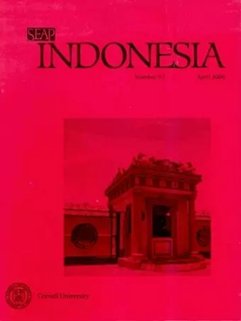 Indonesia Journal cover