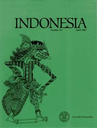 Indonesia Journal cover