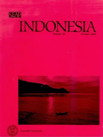 Indonesia Journal cover