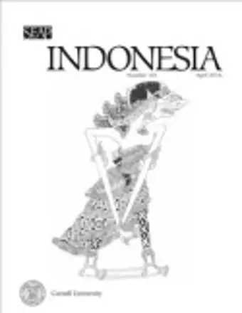 Indonesia Journal cover