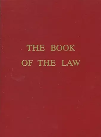 The Book of the Law cover